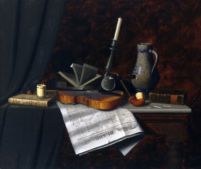 Still Life with the Toledo Blade by William Michael Harnett